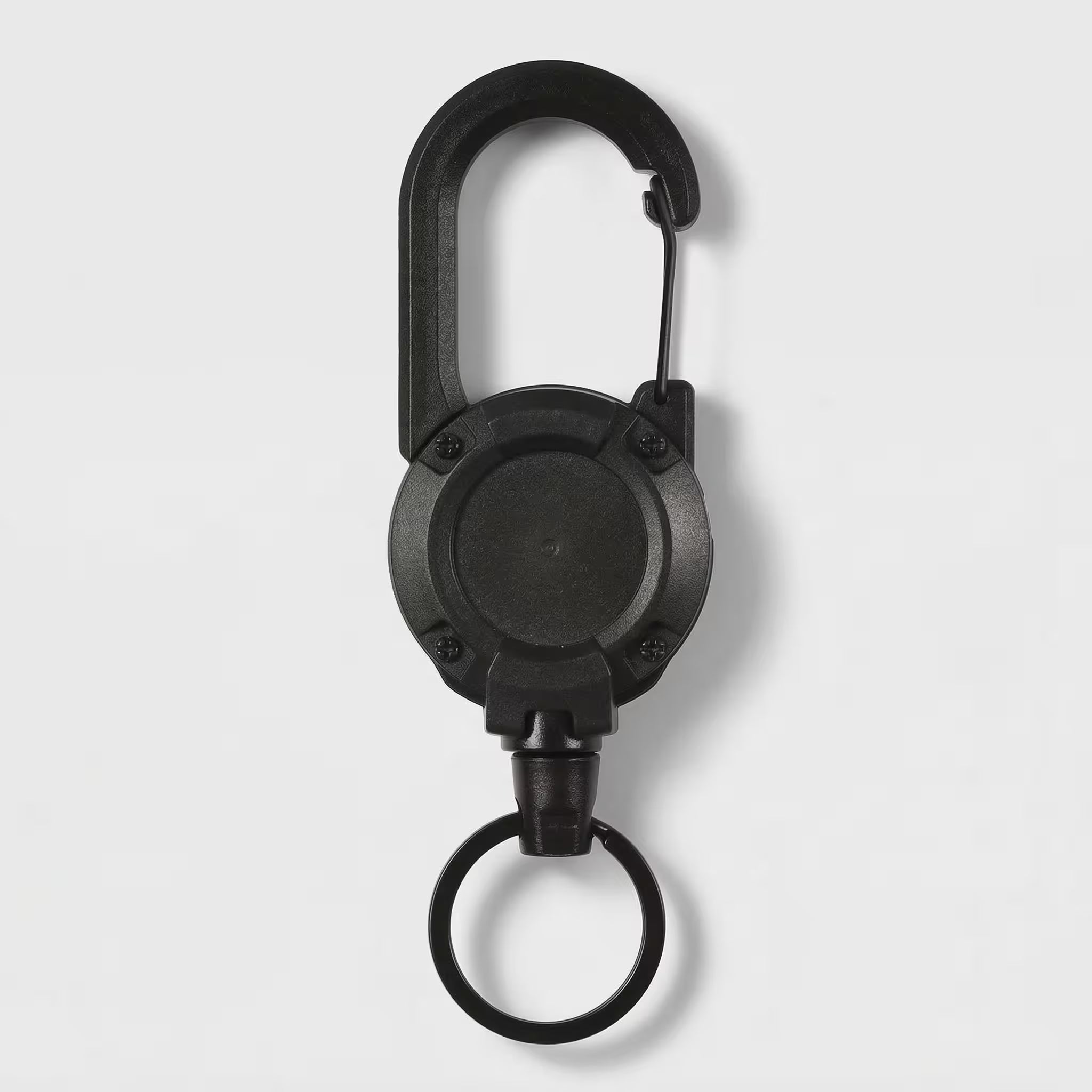 LCKD Retractable Keychain Clip – Black
