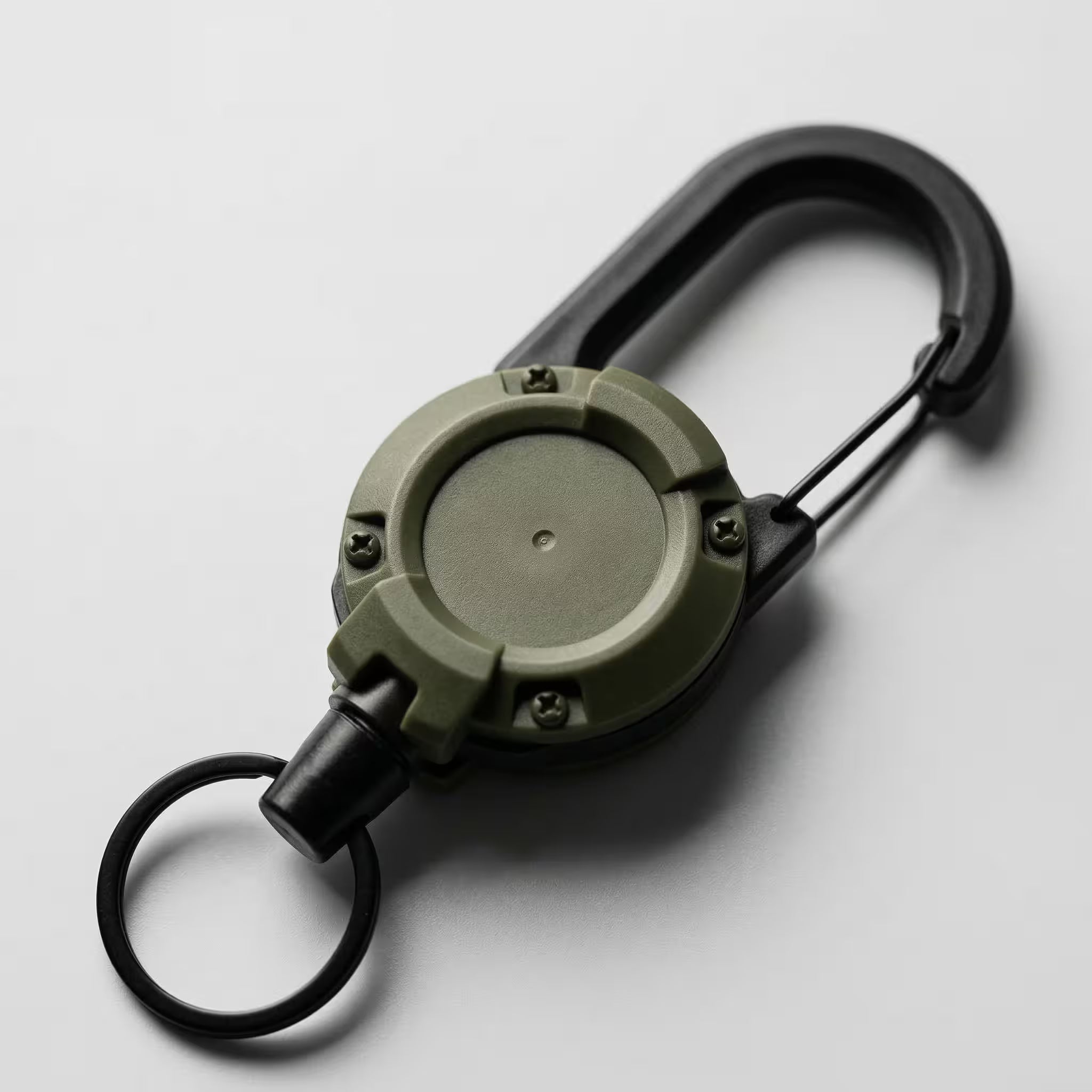 LCKD Retractable Keychain Clip – Green